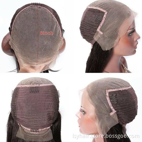 Super Natural 13x4 Lace Frontal Bob Wigs 100% Human Hair Wig With Baby Hair, Lace Front Human Hair Wigs 150% Density